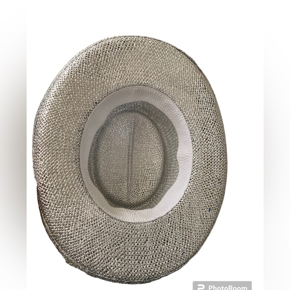 Silver western hat with rhinestones - Picture 7 of 12